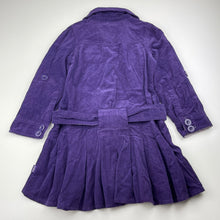 Load image into Gallery viewer, Girls Pumpkin Patch, lightweight corduroy cotton long sleeve dress, EUC, size 5, L: 55cm