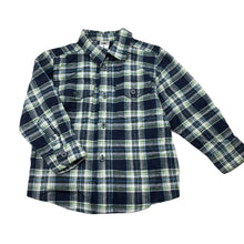 Load image into Gallery viewer, Boys H&amp;T, flannel cotton long sleeve shirt, EUC, size 3,  