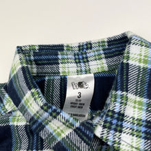 Load image into Gallery viewer, Boys H&amp;T, flannel cotton long sleeve shirt, EUC, size 3,  