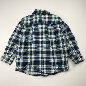 Boys H&T, flannel cotton long sleeve shirt, EUC, size 3,  