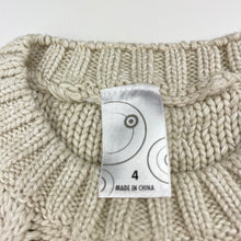 Load image into Gallery viewer, unisex Target, knitted cotton sweater / jumper, GUC, size 4,  