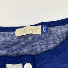 Load image into Gallery viewer, Girls Lily &amp; Dan, 100% merino wool knit cardigan, EUC, size 6,  