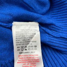 Load image into Gallery viewer, Girls Pumpkin Patch, blue knitted cotton cardigan, EUC, size 7,  