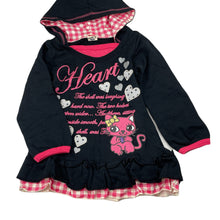 Load image into Gallery viewer, Girls LAANI + M, fleece lined hoodie sweater, GUC, size 5,  