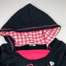 Load image into Gallery viewer, Girls LAANI + M, fleece lined hoodie sweater, GUC, size 5,  