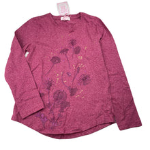Load image into Gallery viewer, Girls Pumpkin Patch, stretchy long sleeve tee / top, dandelions, NEW, size 9,  