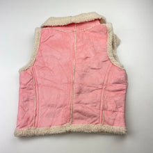 Load image into Gallery viewer, Girls Kabeiyisha, pink faux suede vest, NEW, size 6,  
