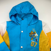 Load image into Gallery viewer, unisex NRL Supporter, Titans fleece lined lightweight jacket / coat, FUC, size 6,  