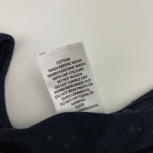 Load image into Gallery viewer, Girls Target, navy cotton long sleeve casual dress, FUC, size 6, L: 62cm