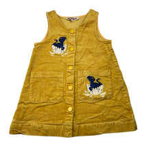 Load image into Gallery viewer, Girls DANGERKIDS, corduroy cotton dress, dinosaurs, GUC, size 2, L: 44cm