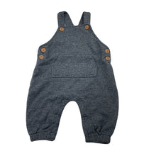 Load image into Gallery viewer, Boys Baby Baby, grey fleece lined overalls, FUC, size 00,  