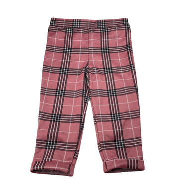 Girls Mango, checked lightweight pants, elasticated, Inside leg: 27.5cm, EUC, size 2,  