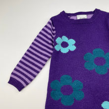 Load image into Gallery viewer, Girls JK Kids, wool blend knit long sleeve dress, GUC, size 2, L: 42cm