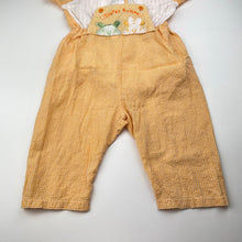 Load image into Gallery viewer, Girls Disney Babies, checked lightweight two piece overalls, FUC, size 0-1,  