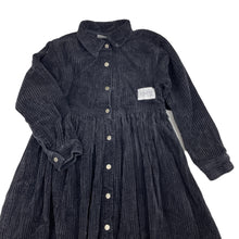 Load image into Gallery viewer, Girls Squirtz, vintage chunky corduroy cotton dress, bottom popper missing, GUC, size 6, L: 70cm