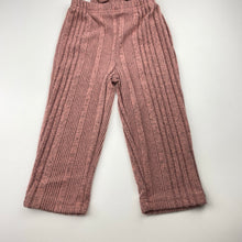 Load image into Gallery viewer, Girls Foshan, ribbed lightweight knit overalls, EUC, size 1,  