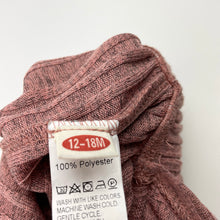 Load image into Gallery viewer, Girls Foshan, ribbed lightweight knit overalls, EUC, size 1,  