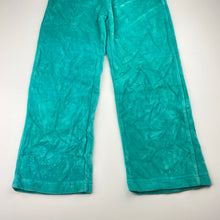 Load image into Gallery viewer, Girls L&amp;D, soft velour track pants, elasticated, Inside leg: 48cm, FUC, size 8,  