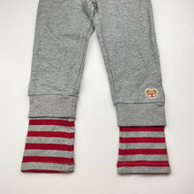 Load image into Gallery viewer, Boys Paw in Paw, grey cotton casual pants, elasticated, Inside leg: 48cm, NEW, size 8,  