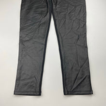Load image into Gallery viewer, Girls Mango, black stretchy pants, elasticated, Inside leg: 55cm, EUC, size 10,  