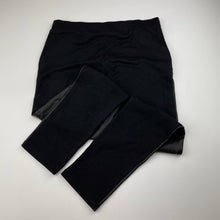 Load image into Gallery viewer, Girls Mango, black stretchy pants, elasticated, Inside leg: 55cm, EUC, size 10,  