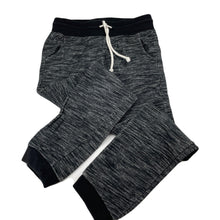 Load image into Gallery viewer, unisex Country Road, black marle cotton track pants, elasticated, Inside leg: 57cm, GUC, size 10,  