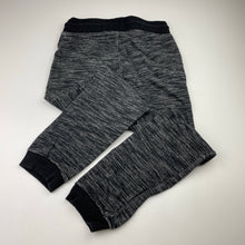 Load image into Gallery viewer, unisex Country Road, black marle cotton track pants, elasticated, Inside leg: 57cm, GUC, size 10,  