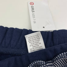 Load image into Gallery viewer, Girls Target, navy fleece lined track pants, Inside leg: 65cm, NEW, size 12,  