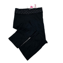 Load image into Gallery viewer, Girls Mango, black stretchy dance pants, Inside leg: 40cm, NEW, size 3,  