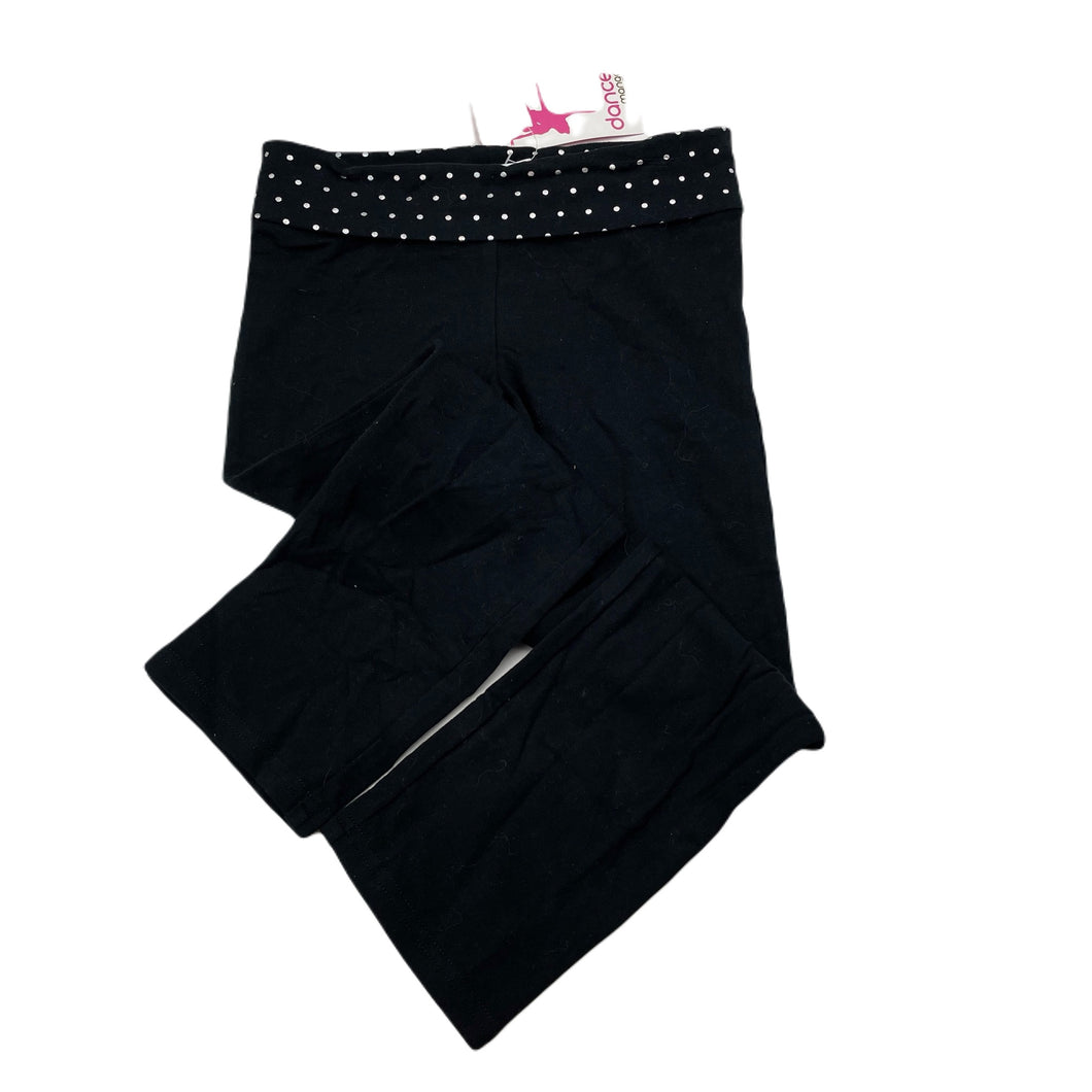 Girls Mango, black stretchy dance pants, Inside leg: 40cm, NEW, size 3,  