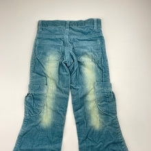 Load image into Gallery viewer, Girls embroidered, stretch corduroy pants, Inside leg: 41cm, W: 25cm across, GUC, size 3,  