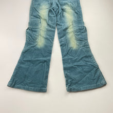 Load image into Gallery viewer, Girls embroidered, stretch corduroy pants, Inside leg: 41cm, W: 25cm across, GUC, size 3,  