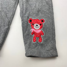 Load image into Gallery viewer, Girls JLE, fleece lined track pants, elasticated, Inside leg: 36cm, EUC, size 4,  
