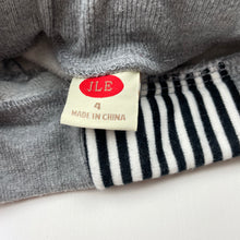 Load image into Gallery viewer, Girls JLE, fleece lined track pants, elasticated, Inside leg: 36cm, EUC, size 4,  