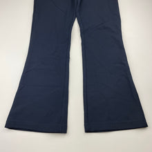 Load image into Gallery viewer, Girls ENDEAVOUR, navy bootcut school pants, elasticated, Inside leg: 62cm, GUC, size 10,  