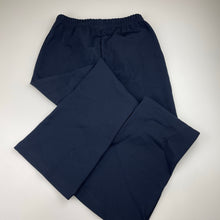 Load image into Gallery viewer, Girls ENDEAVOUR, navy bootcut school pants, elasticated, Inside leg: 62cm, GUC, size 10,  