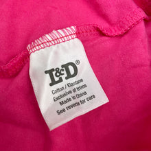 Load image into Gallery viewer, Girls L&amp;D, pink stretchy leggings, Inside leg: 48cm, EUC, size 7,  