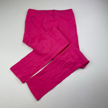 Load image into Gallery viewer, Girls L&amp;D, pink stretchy leggings, Inside leg: 48cm, EUC, size 7,  