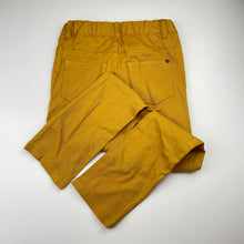 Load image into Gallery viewer, Boys Urban, mustard stretch denim pants, adjustable, Inside leg: 53.5cm, EUC, size 7,  