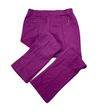 Load image into Gallery viewer, Girls Mango, purple lightweight pants, elasticated, Inside leg: 44cm, GUC, size 4,  