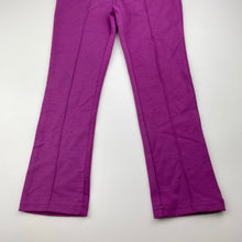 Load image into Gallery viewer, Girls Mango, purple lightweight pants, elasticated, Inside leg: 44cm, GUC, size 4,  