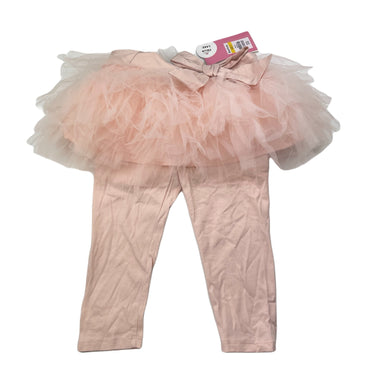 Girls Mango, pink tutu leggings, elasticated, NEW, size 2,  
