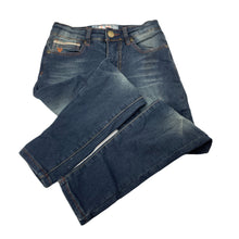 Load image into Gallery viewer, Boys Mooks, stretchy knit denim jeans, adjustable, Inside leg: 54cm, EUC, size 7,  