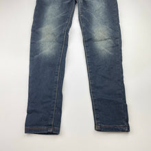 Load image into Gallery viewer, Boys Mooks, stretchy knit denim jeans, adjustable, Inside leg: 54cm, EUC, size 7,  