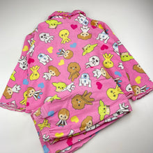 Load image into Gallery viewer, Girls Star Wars, flannel cotton winter pyjamas, wash fade &amp; pilling, FUC, size 5,  
