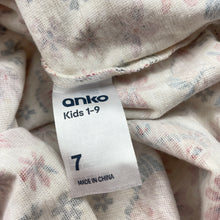 Load image into Gallery viewer, Girls Anko, floral cotton casual dress, NEW, size 7, L: 62cm