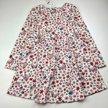 Load image into Gallery viewer, Girls Anko, floral cotton casual dress, NEW, size 7, L: 62cm