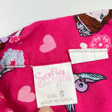 Load image into Gallery viewer, Girls Sofia the First, lightweight cotton pyjamas, FUC, size 6,  
