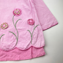 Load image into Gallery viewer, Girls MJ Maxx, embroidered corduroy cotton long sleeve dress, GUC, size 3, L: 51cm