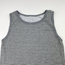 Load image into Gallery viewer, Boys Brilliant Basics, striped stretchy singlet top, EUC, size 8-10,  